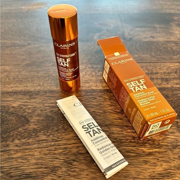 NEW NIB Clarins Radiance-Plus Golden Glow Booster for Body - Picture 4 of 5